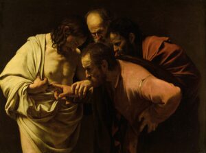 8. 3 Foamboard Der_ungläubige_Thomas_-_Michelangelo_Merisi,_named_Caravaggio